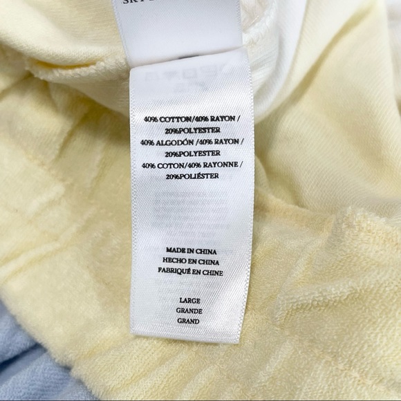 Rails Jane Terry Cloth Shorts Sky Blue Dip Dye - Picture 14 of 14